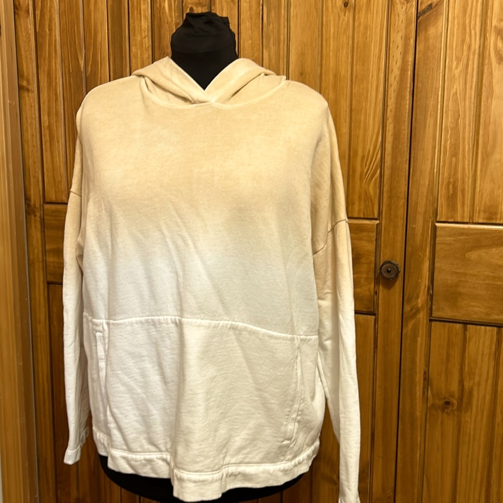 Pure Jill Hooded Terry Pullover, pre owned, XL $20